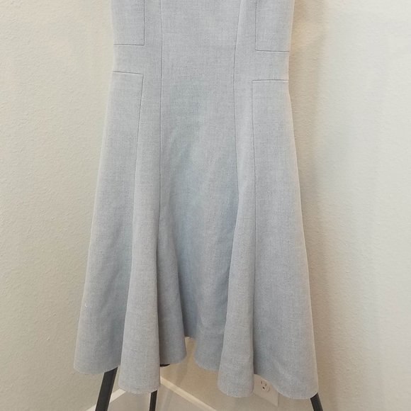 Fitted Gray A line dress - Picture 2 of 7